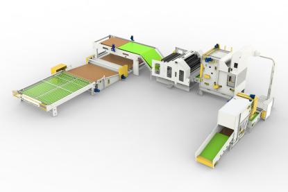 Ligne de production des quilts HJBR-1230*1850